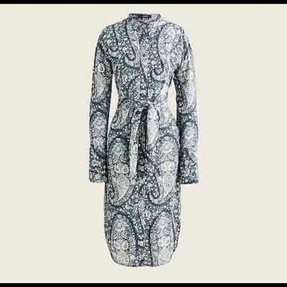 NEW JCREW SILK SHIRTDRESS SIZE 0